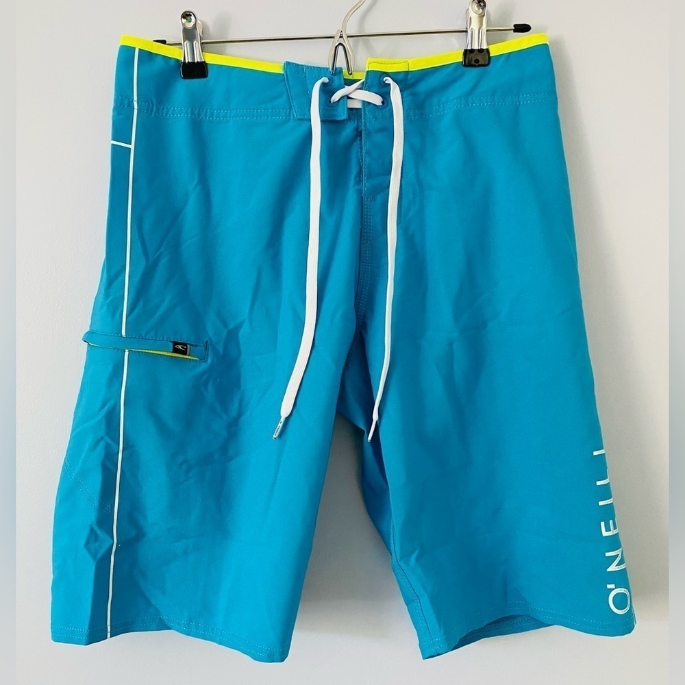O'Neill Santa Cruz Stretch Men's Boardshorts - Blue, Size 29